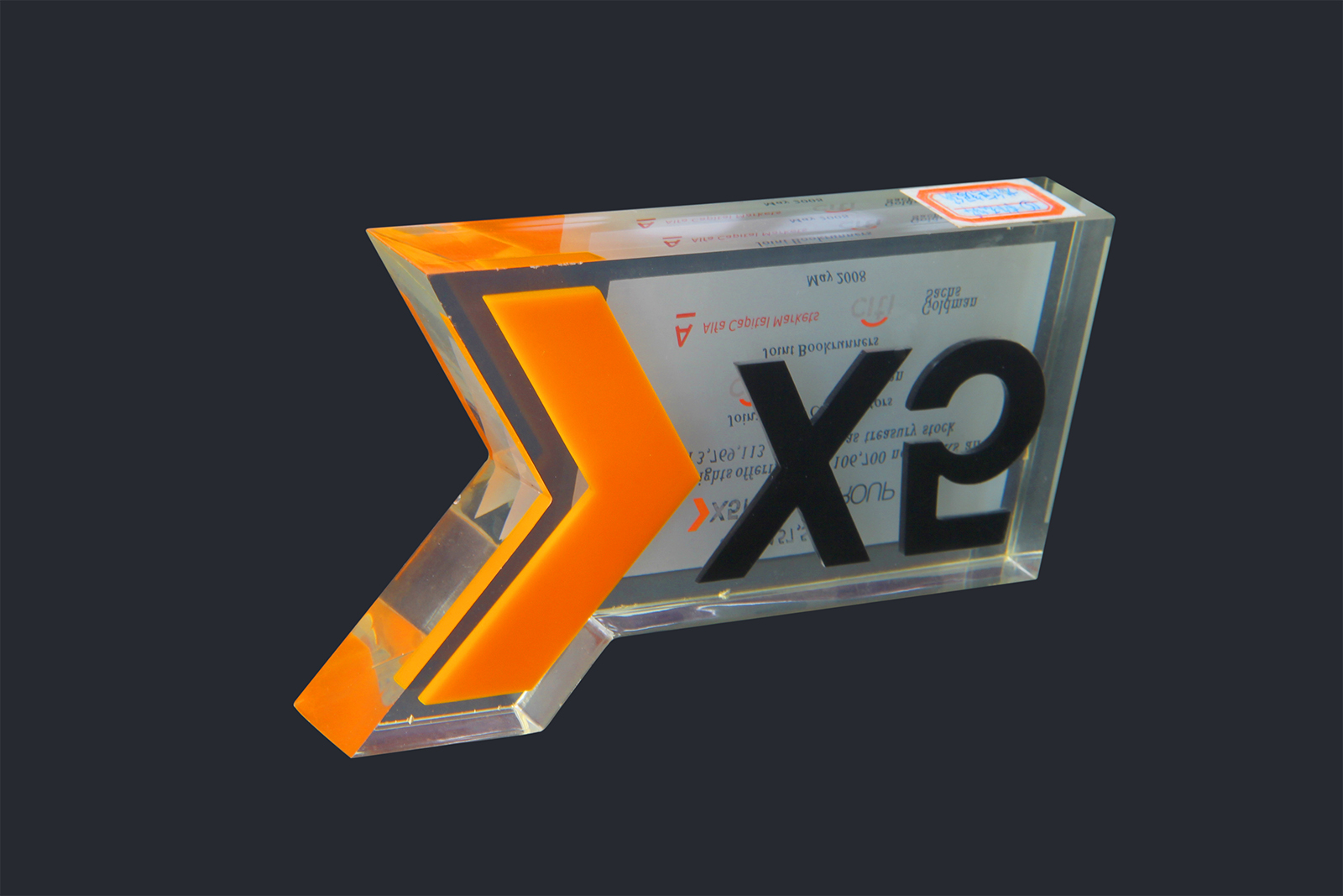 Acrylic display card Acrylic display card