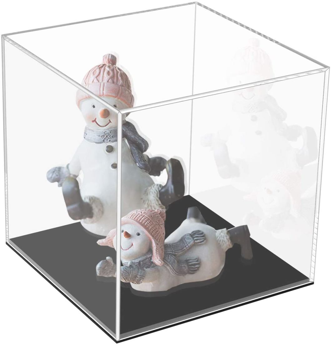 Acrylic Display Case with Black Base Acrylic Display Box