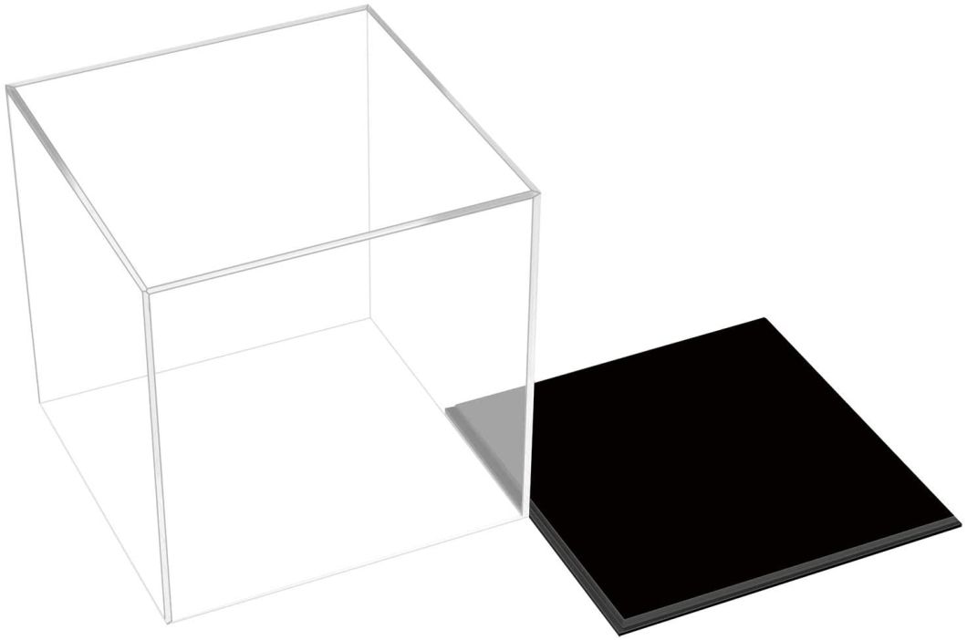 Acrylic Display Case with Black Base Acrylic Display Box