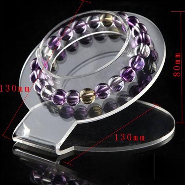 Transparent Acrylic Jewelry Show Rack Jade Bracelet Display