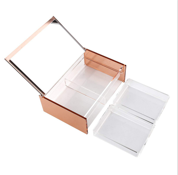 Acrylic Plastic Jewellery Display Box, Cosmetic Storage Box