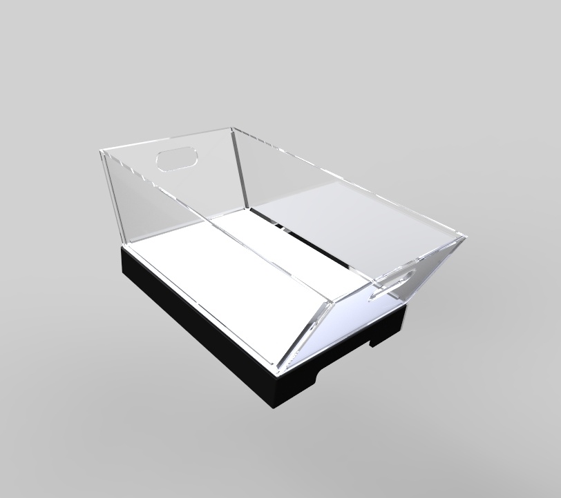 Customize Atd-107 Clear LED Illuminated Acrylic Shoe Box