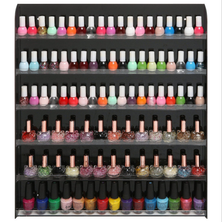 Wall Mounted Acrylic Nail Polish Display