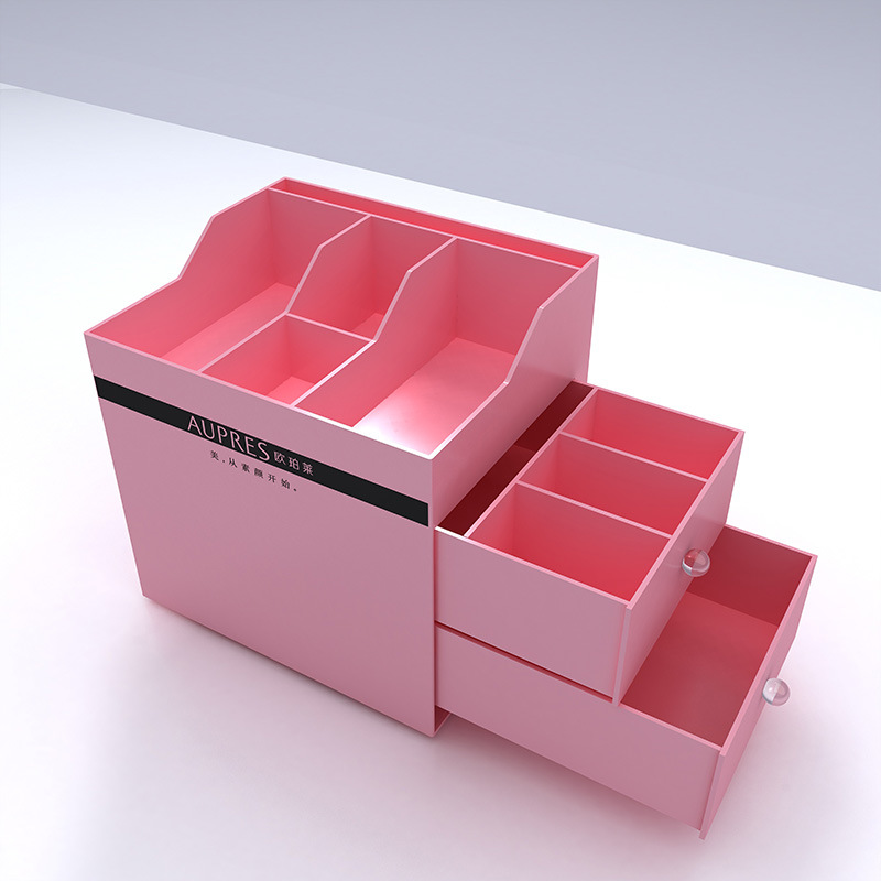 Fashionable Acrylic Desktop Storage Organizer Cosmetic Skin Care Products Drawer Type Box
