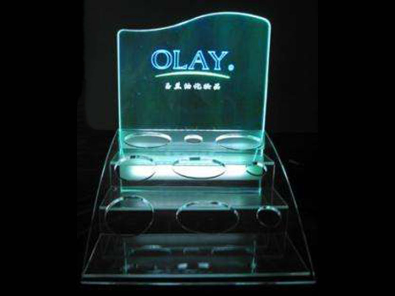 New York Acrylic Olay Oil Display Stand display
