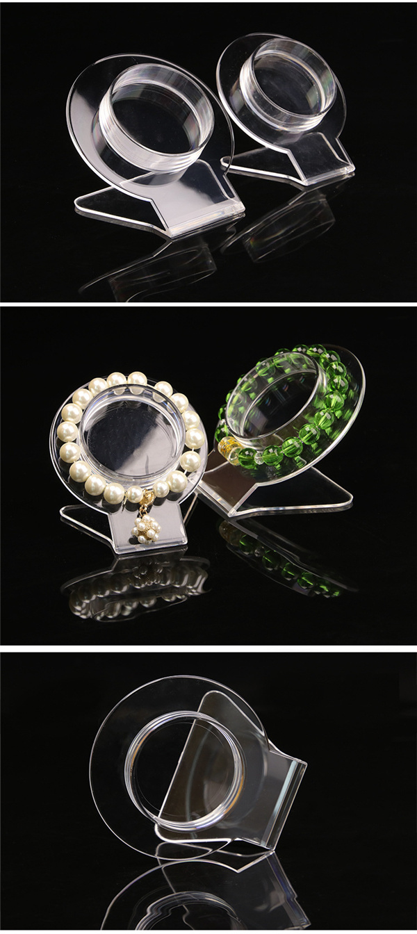 Transparent Acrylic Jewelry Show Rack Jade Bracelet Display
